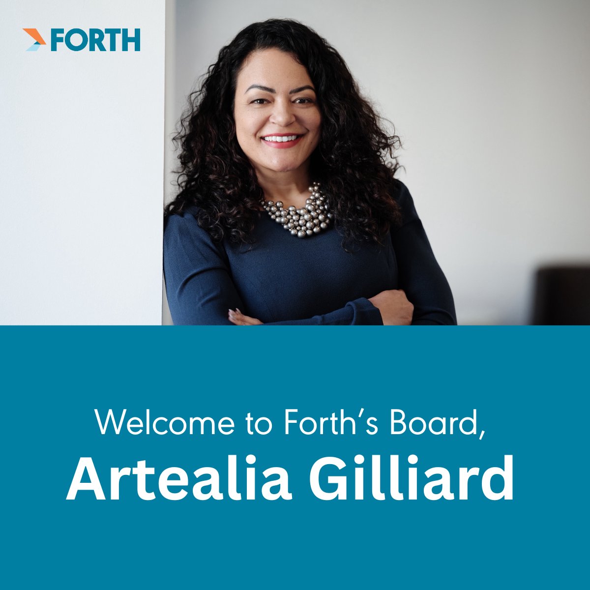 ForthMobility's tweet image. Please join us in giving a warm welcome to Artealia Gilliard, one of the newest members of Forth’s Board of Directors! Artealia brings over 20 years of experience in strategic communications, energy policy and sustainability.

#BoardofDirectors #nonprofit #EnergyCommunications
