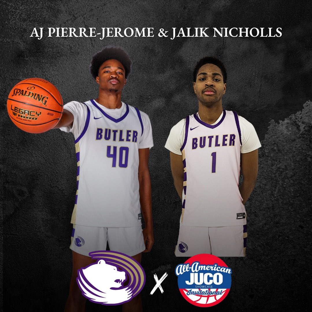 Butler Basketball (@bucombb) on Twitter photo We are excited to have AJ Pierre Jerome & Jalik Nicholls participate in the <a href="/JucoRecruiting/">JucoRecruiting.com</a> All American Showcase in Atlanta GA! We are excited to have AJ Pierre Jerome & Jalik Nicholls participate in the <a href="/JucoRecruiting/">JucoRecruiting.com</a> All American Showcase in Atlanta GA!