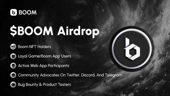 CryptoBlacker's tweet photo. Claim $BOOM.
Fuel your wallet.
Enter the future of gaming.
🎯 https://t.co/33WeeEFQTC
#BOOMToken #Web3Games #AirdropLive https://t.co/X7RovkfklK