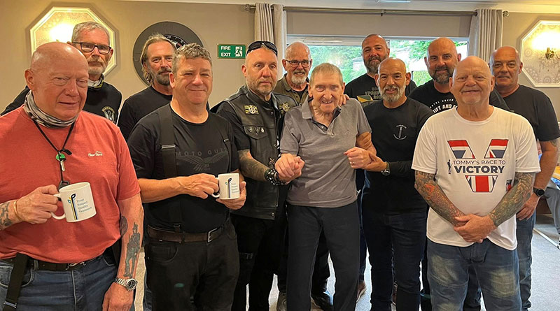 Black Mafia Motorcycle Club Zooms In To Help Enfield Care Home Bullsmoor Lodge Celebrate Veteran Friendly Foundation Status thecareruk.com/black-mafia-mo… #Ageing #Care #Care_Homes #Care_Residents