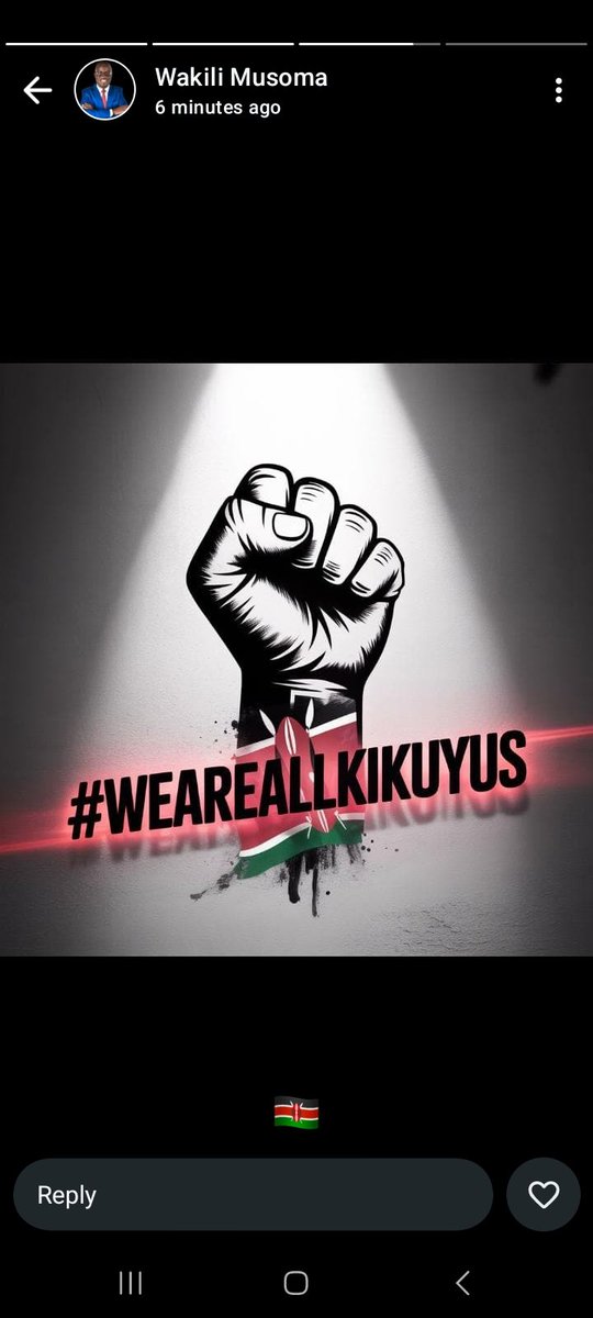 WAHOMBA THIONG’O MUIRURI 
#weareallkikuyus
