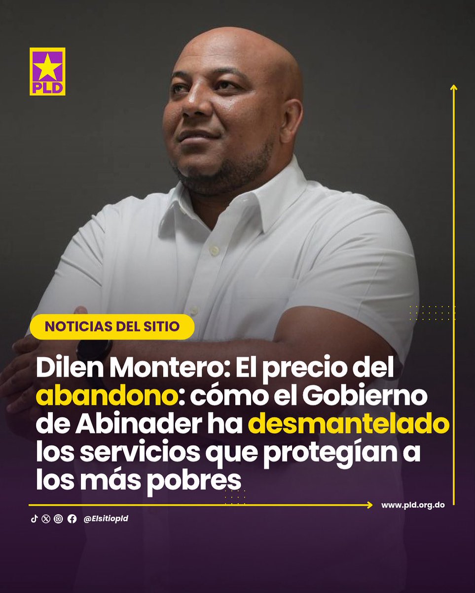 Este gobierno, en cambio, ha desmantelado lo que no supo construir, afectando gravemente a quienes más lo necesitan.

El país merece más. Merece volver a un camino de dignidad, eficiencia y justicia social. 

#elsitiopld #PLD
