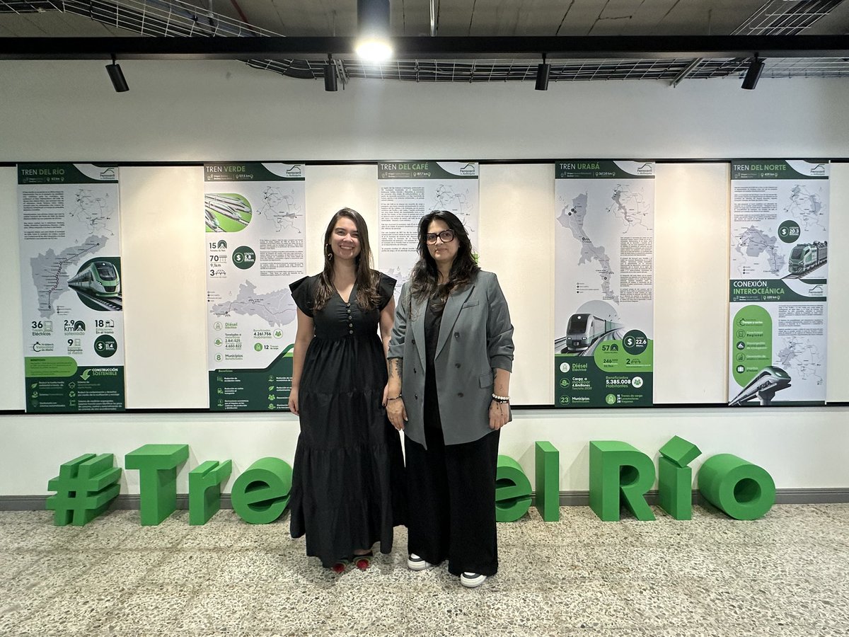 Gracias a Marcela Holguín, gerente de <a href="/FerroAntioquia/">FerrocarrilAntioquia</a> por este espacio. Emociona ver todos los proyectos maravillosos que vienen para el desarrollo del departamento 🤩💚