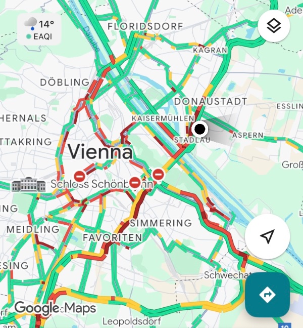 Kje je gužva, vas vprašam?
A je ob 17:30 v LJ že vsega konec?