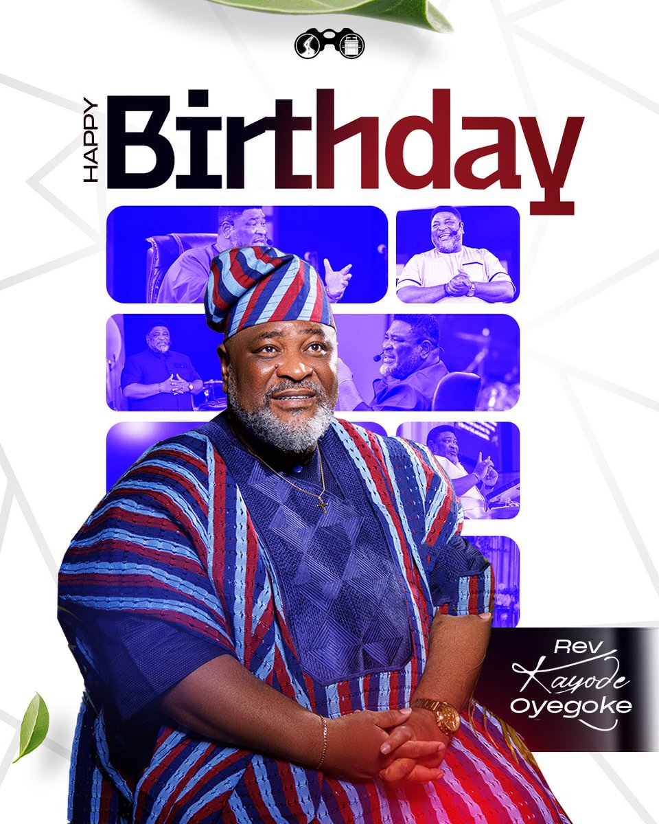 CELEBRATING A GENERAL IN THE LORD’S SALVATION ARMY: REV. KAYODE OYEGOKE.  🎉🎊🥳

We are grateful for the gift of God’s Servant Reverend Kayode Oyegoke, and we rejoice with the heavens concerning his new age! 

A very Happy Birthday to you, Sir.