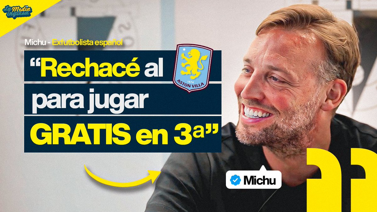 Pablo Espinosa San Mauro (@pabloespinosa11) on Twitter photo En los más de 3 años que llevo en <a href="/LaMediaInglesa/">La Media Inglesa</a> creo que nadie nos ha tratado tan bien en una entrevista como Michu.
Nos abrió las puertas de El Plantio, el estadio del Burgos, y nos recibió como si nos conociéramos de toda la vida. Si a esa cercanía le sumas una carrera tan En los más de 3 años que llevo en <a href="/LaMediaInglesa/">La Media Inglesa</a> creo que nadie nos ha tratado tan bien en una entrevista como Michu.
Nos abrió las puertas de El Plantio, el estadio del Burgos, y nos recibió como si nos conociéramos de toda la vida. Si a esa cercanía le sumas una carrera tan