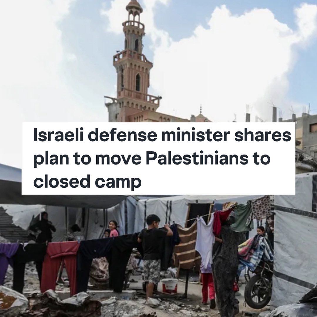 omarsuleiman's tweet photo. We've been at the concentration camp phase of the genocide. Gaza was widely referred to as the world's largest open-air prison; now, it's a concentration camp. From apartheid to genocide. https://t.co/3QXvl9Fm9E
