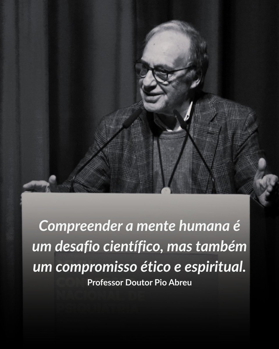 É com profunda tristeza que a SPPSM assinala o falecimento do Prof. Dr. Pio Abreu, figura ímpar da Psiquiatria em Portugal.

Médico, professor e pensador de rara sensibilidade, o Professor Pio Abreu dedicou a sua vida à compreensão da mente humana, unindo ciência e humanismo.✨