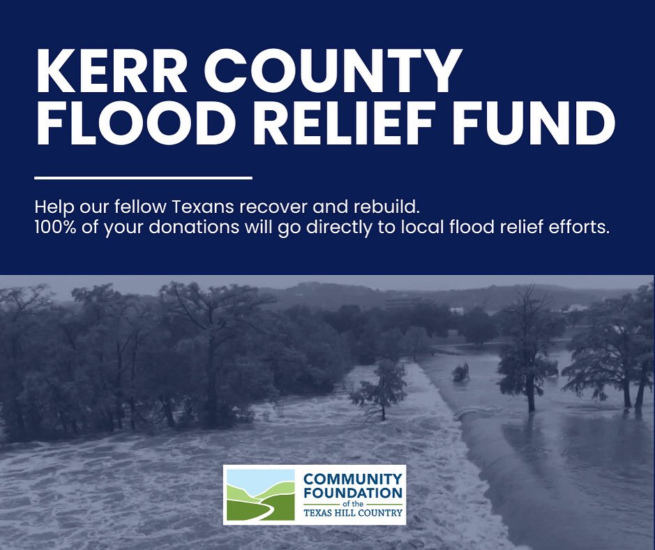 MALCTx's tweet image. The July 4th floods have brought heartbreaking devastation to our great state, especially in the Texas Hill Country. Please join @moodyforelpaso and @JaredLPatterson in supporting Kerr County flood relief.
Donate here: bit.ly/4kqZDuI