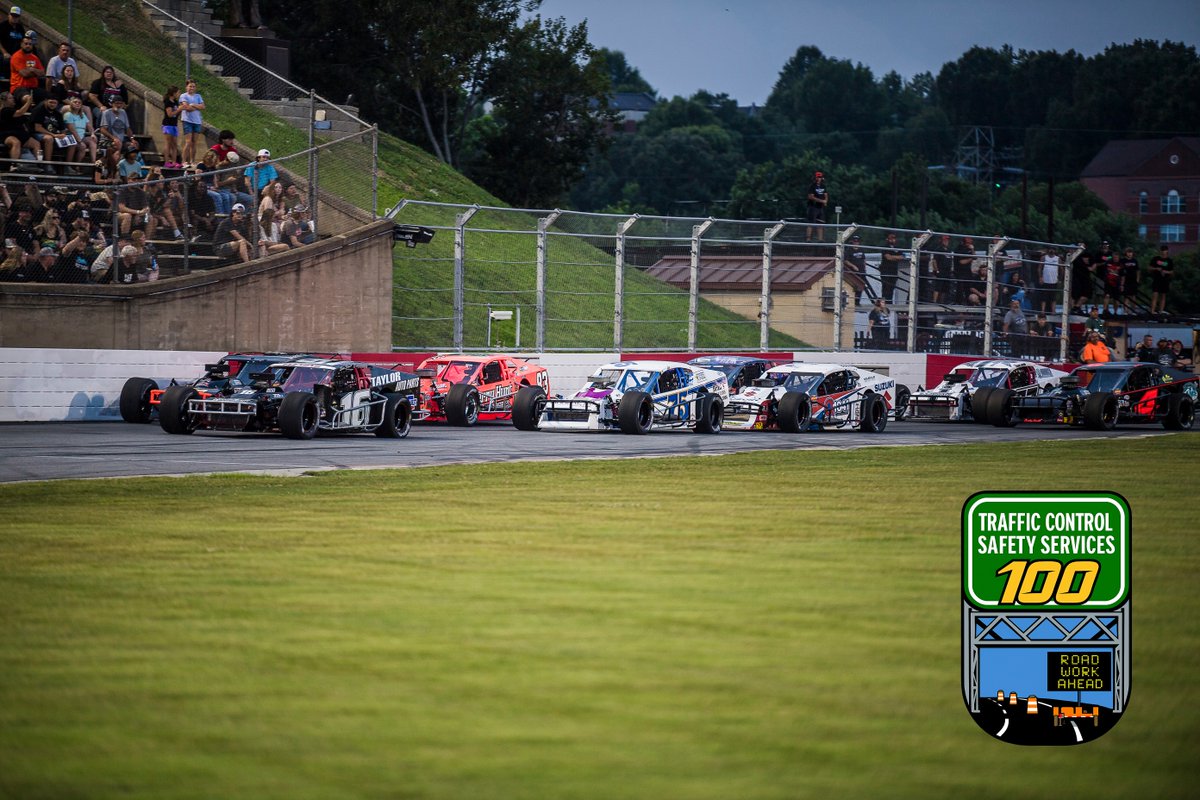 Road work ahead? Uh, yeah, we sure hope it does! ⚠️

Join us Saturday night for the Traffic Control Safety Services 100!
