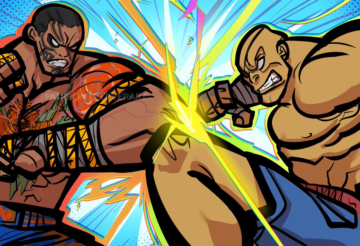 kleverART's tweet photo. Fahkumram and Sagat connect 
👐🏼

#StreetFighter6 #TEKKEN8 https://t.co/fqCkYRny9O