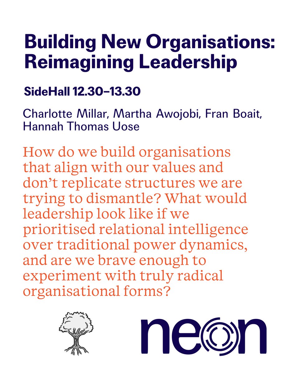 New Economy Organisers Network (@neon_uk) on Twitter photo Charlotte Miller <a href="/MarthaAwojobi/">Martha Awojobi</a> <a href="/franboait/">Fran Boait</a> and <a href="/hannathomas/">Hanna Thomas Uose</a> will be talking about how to model progressive leadership and build organisations that align with our values. Charlotte Miller <a href="/MarthaAwojobi/">Martha Awojobi</a> <a href="/franboait/">Fran Boait</a> and <a href="/hannathomas/">Hanna Thomas Uose</a> will be talking about how to model progressive leadership and build organisations that align with our values.