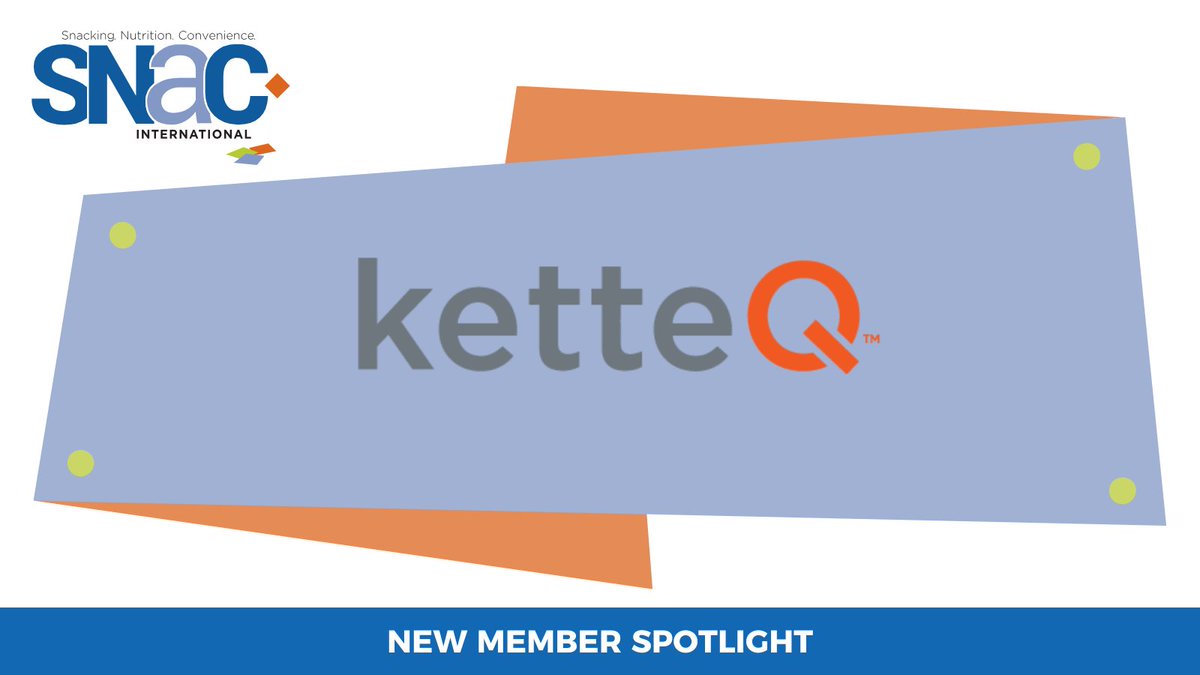 Welcome to SNAC International, KetteQ! ​Using cutting-edge AI, and real-time adaptability, ketteQ redefines supply chain planning for the snack industry. 

We look forward to seeing ketteQ bring next level innovation and agility to the world of snacks. ​
​
ketteq.com