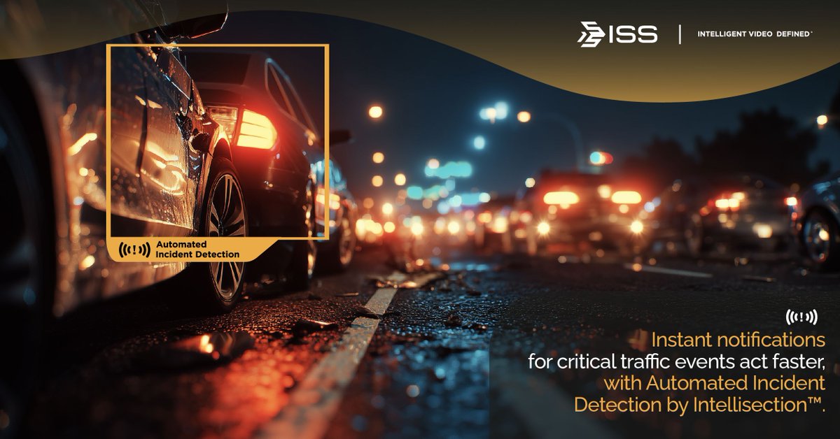 Why do you need automated alerts?
Because proactive response can be the difference between control and chaos on our roadways. 
👉 Find out how Automated Incident Detection by Intellisection™ can revolutionize your traffic management operations: issivs.com/served-vertica…