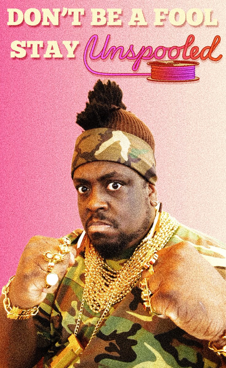 LayerXLayer3D's tweet image. Mr. T(D1) says "I Pity the Spool" that does join the discord discord.unspooled3d.com and becomes a #Spooligan... also follow on all socials via @unspooled3DPod & unspooled3d.com
Episode 9... tonight at 8pm EST on twitch.tv/layerxlayer or twitch.tv/mojee3d