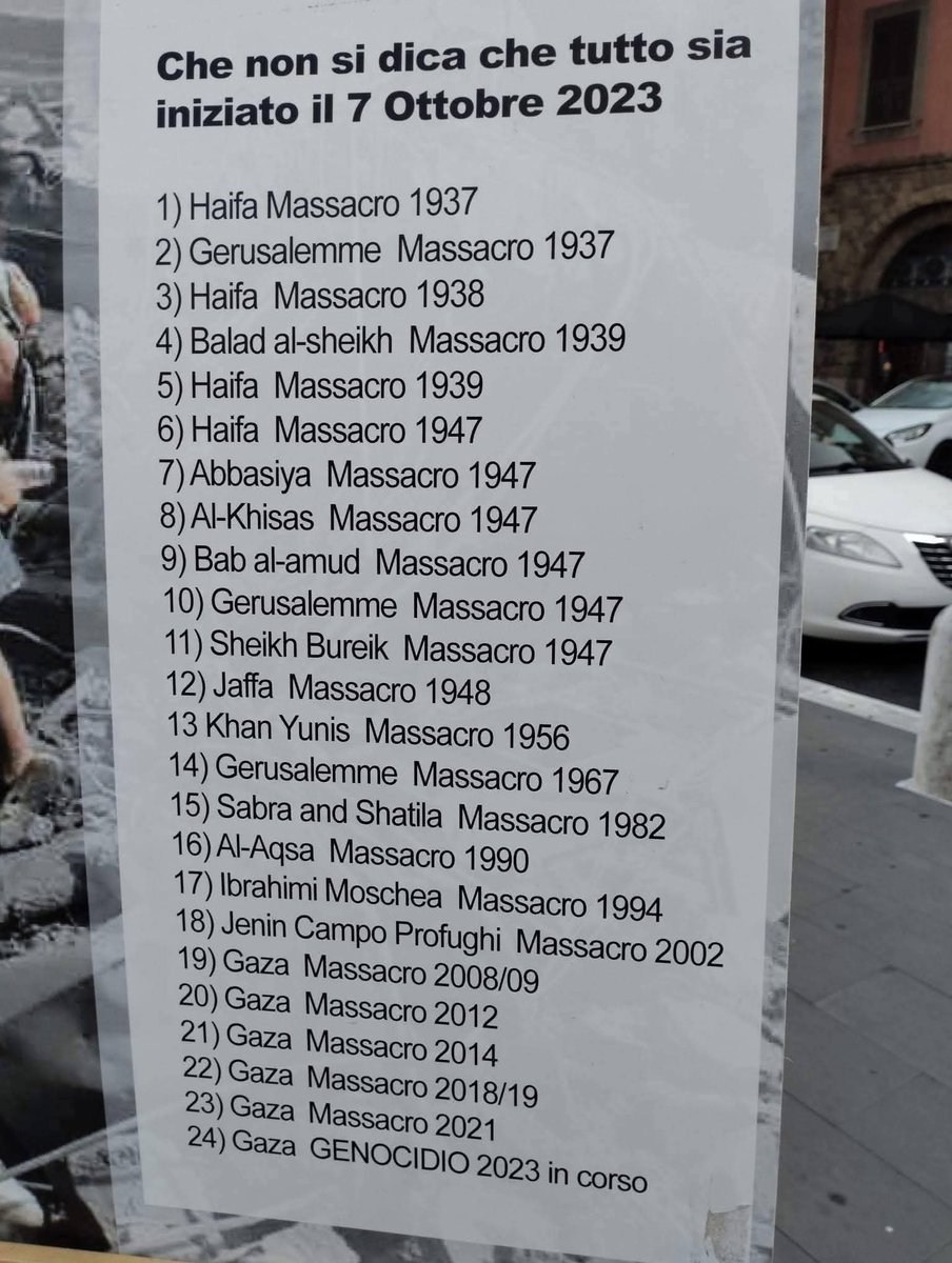 fawollo13's tweet photo. Il 7 ottobre non è l'inizio. È la conseguenza. https://t.co/hm7l1bmOvw