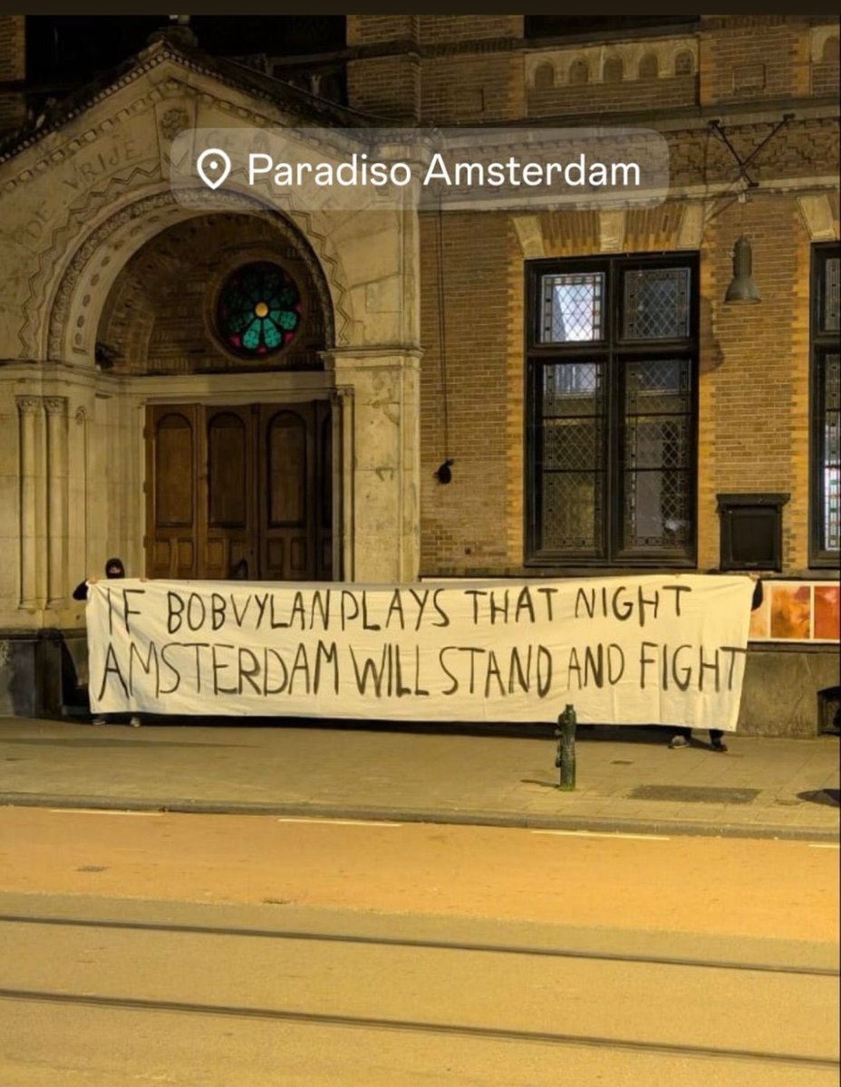 DaverdanDave's tweet photo. Boodschap aan antisemietje #BobVylan ....#notwelcome #oprotten #jodenhaat https://t.co/c1fwqt1YDF
