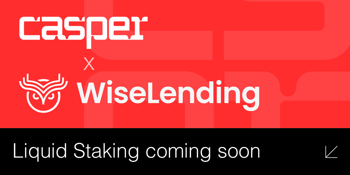 $WISE $CSPR  Liquid Staking 👀