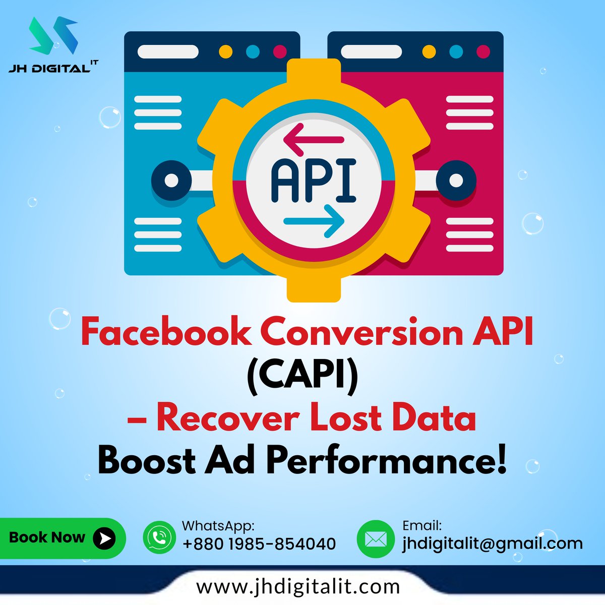 MdShohelRana77's tweet image. 🚨 Losing FB ad performance after iOS 14? Pixel not enough!
🔧 Set up Facebook Conversion API (CAPI) to recover lost data, boost ROAS & track events server-side.
✔️ Shopify, GTM, GA4 sync
📲 WhatsApp: +8801985-854040
#FacebookCAPI #MetaAds #ROAS