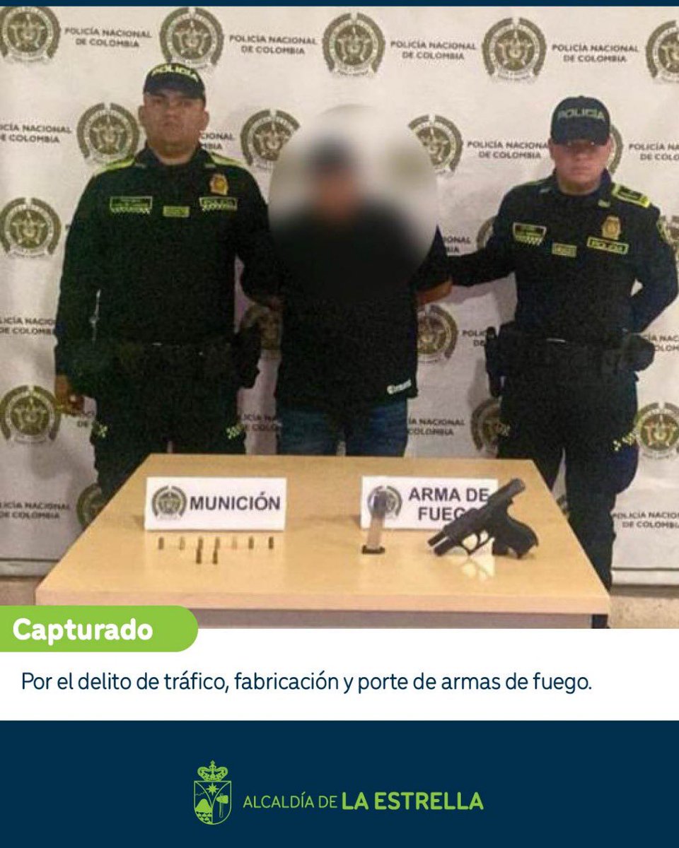 🚨 ¡Capturas exitosas gracias al trabajo articulado con la Policía Nacional! 🚔

El pasado domingo y lunes se lograron 3️⃣ importantes capturas en nuestro municipio, reafirmando nuestro compromiso con la seguridad ciudadana.