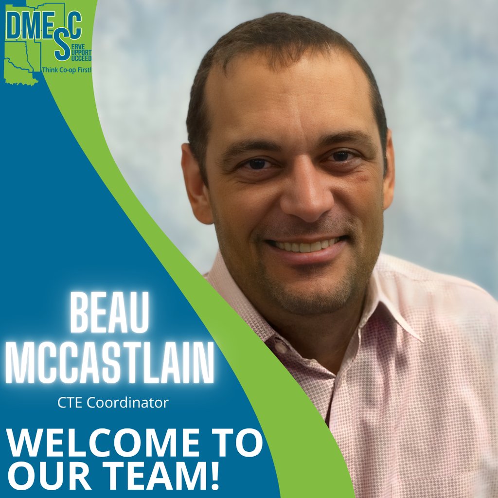 DMESC_'s tweet photo. Help us give a warm welcome to Beau McCastlain, our new CTE Coordinator, and Jesse Edge, who’s joining us as our K-12 Math Specialist! We’re excited to have both of you on board. Welcome to the DMESC family!
#yourBESTsolution
#thinkcoop1st https://t.co/lmB4NHuRRx