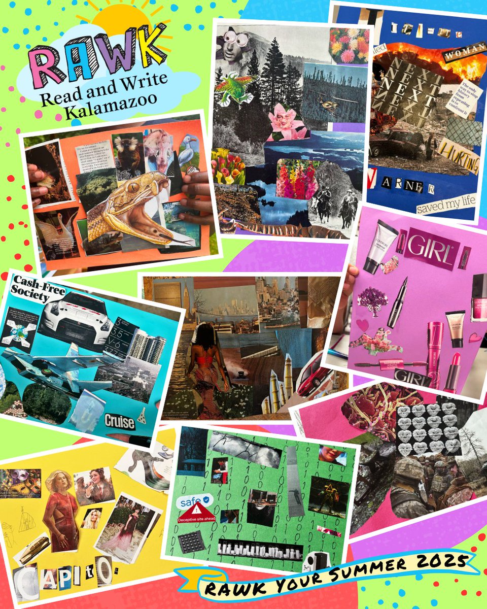 ReadWriteKzoo's tweet image. In our collaborative writing workshop with KPL, youth brought their stories to life through vision boards inspired by their own creative writing. Their voices, ideas, and imagination came together in powerful and visual ways!