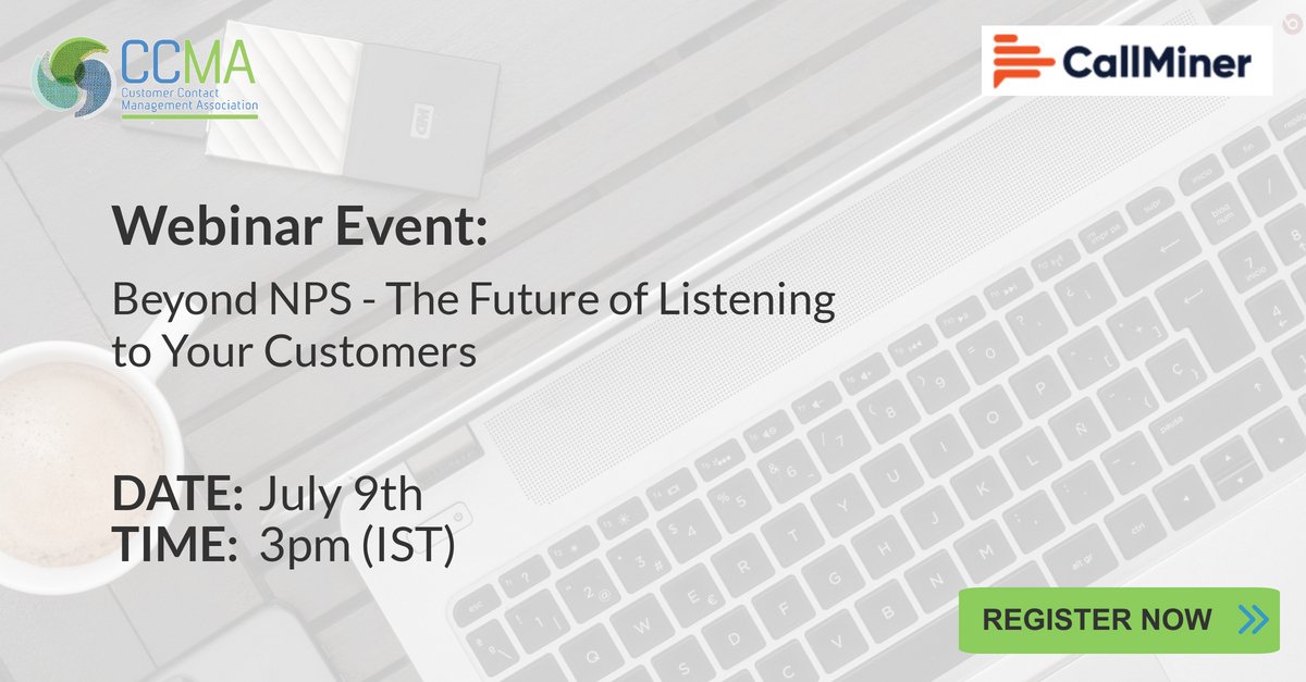 CCMA Ireland (@ccma_ireland) on Twitter photo ๐ฉโ๐ผ Join a powerhouse panel of #WomenInCX on 9 July for a CCMA webinar with <a href="/CallMiner/">CallMiner, Inc.</a>: Beyond NPS โ The Future of Listening to Your Customers ๐ง๐ก
๐
3โ4 PM
๐ป Free to attend
๐ Register:
rpb.li/4t3Iwj
#CX #NPS #CustomerExperience ๐ฉโ๐ผ Join a powerhouse panel of #WomenInCX on 9 July for a CCMA webinar with <a href="/CallMiner/">CallMiner, Inc.</a>: Beyond NPS โ The Future of Listening to Your Customers ๐ง๐ก
๐
3โ4 PM
๐ป Free to attend
๐ Register:
rpb.li/4t3Iwj
#CX #NPS #CustomerExperience