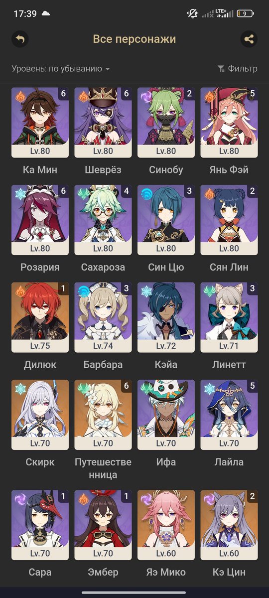 в хср у меня 73 активных дня, полный f2p
в геншине 500 активных дней, стабильно луна, бп и иногда донаты. 

наглядно сравнение количества персонажей выглядит совсем печально ..