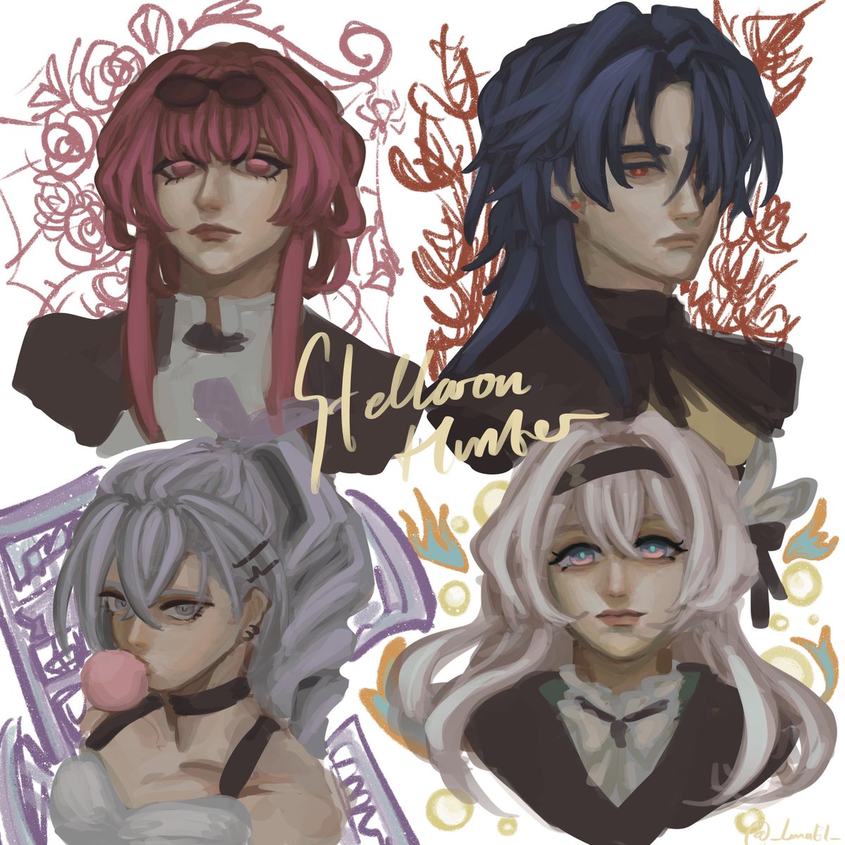 Ellluna || CFXX-L55 (@_lunael_) on Twitter photo Stellaron Hunters
#Kafka #Blade #silverwolf #Firefly Stellaron Hunters
#Kafka #Blade #silverwolf #Firefly