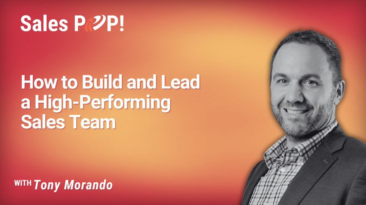 💼 Behind every successful sales team lies a winning #salesculture. It's not just about numbers—it's about building a supportive and driven environment for your reps to thrive. Discover the hidden truths of creating a winning culture with expert Tony Morando in our latest