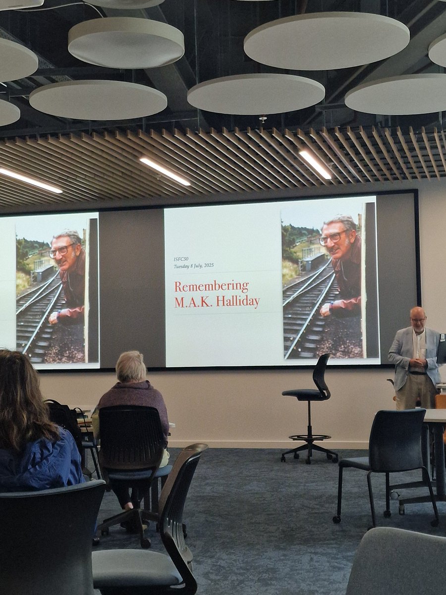 Remembering Michael Halliday at ISFC50, Glasgow. <a href="/Xianlinguist/">C.M.I.M. Matthiessen</a>