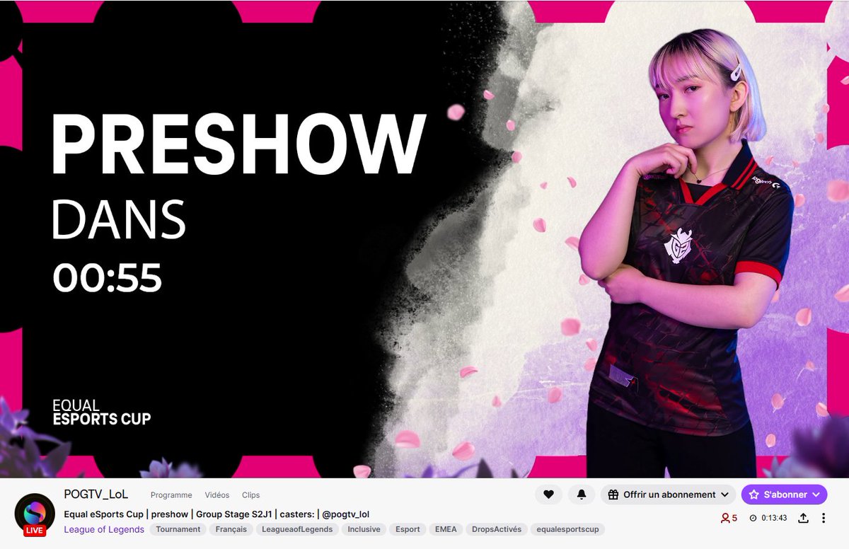 RETOUR DE L'#EEC 
ON EST CHAUD AU CAST CE SOIR, ET VOUS ?
C'EST MAINTENANT !
ALLER CLIQUE SUR LE LIEN
⬇⬇⬇
twitch.tv/pogtv_lol