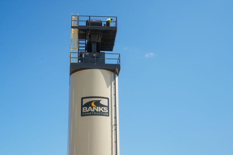 Banks_Constr_Co's tweet photo. Final touches were underway at the new Walterboro asphalt plant. From March to May, our team made huge progress on-site. Grateful to have been part of the Colleton County community.

#Walterboro #ColletonCounty #DeliveringQuality https://t.co/bW3uN6Qs2T
