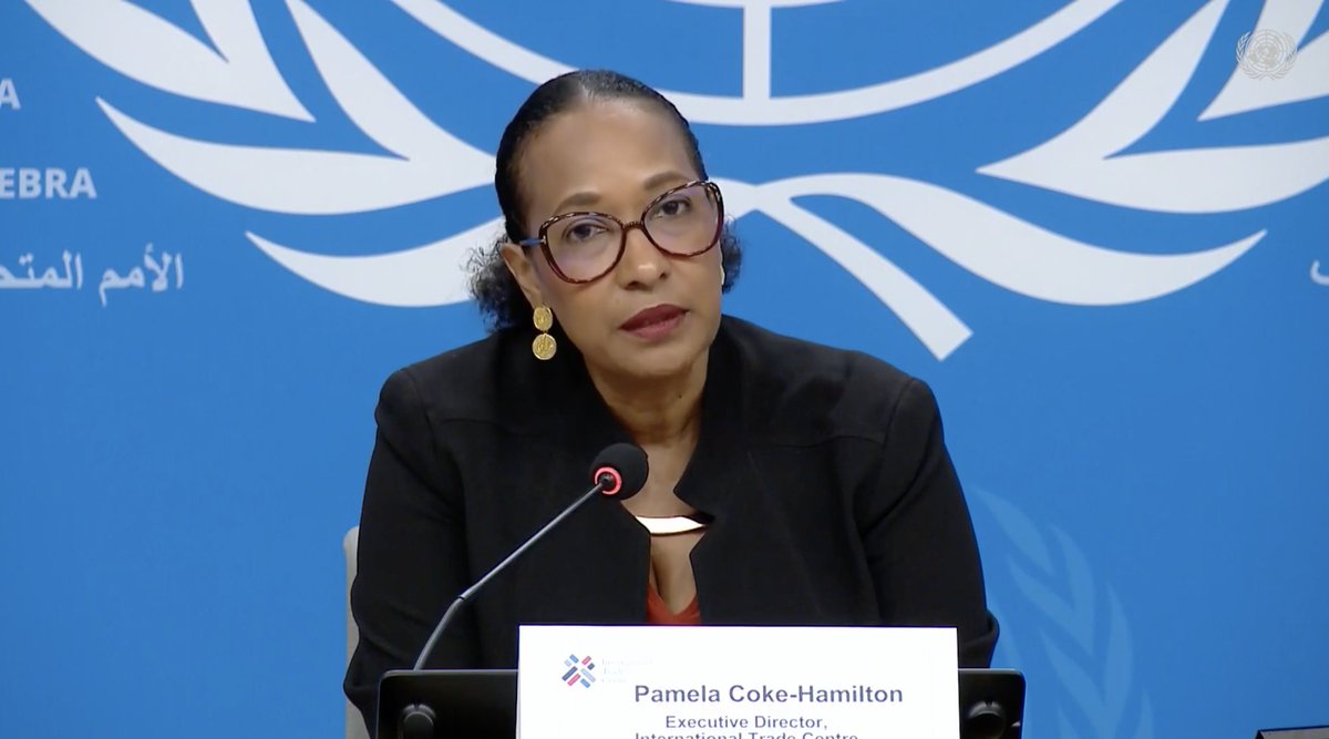 International Trade Centre (ITC) (@itcnews) on Twitter photo "The US tariffs are influencing the trade landscape from the top down, but stability can come from the ground up."
Today, ED <a href="/CokeHamilton/">Pamela Coke-Hamilton</a> briefed the Geneva press corps on the impact of US tariffs and the need to support #SmallBusiness.
Her statement: bit.ly/4kLr4zD "The US tariffs are influencing the trade landscape from the top down, but stability can come from the ground up."
Today, ED <a href="/CokeHamilton/">Pamela Coke-Hamilton</a> briefed the Geneva press corps on the impact of US tariffs and the need to support #SmallBusiness.
Her statement: bit.ly/4kLr4zD