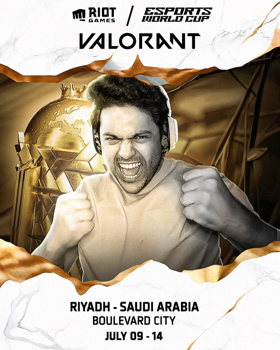 LaxusTTV (@laxustv) on Twitter photo Honored to be invited to EWC in Riyadh 🇸🇦. Excited for the experience tomorrow! Thanks to <a href="/VALORANTar/">VALORANT // Arabia</a> and <a href="/EWC_EN/">Esports World Cup</a> for the opportunity.
#EWC2025 #EsportsWorldCup #Valorant #GamingCommunity #Esports #Riyadh #SaudiArabia #ValorantGameplay #Gamer #Streamer #PCGaming Honored to be invited to EWC in Riyadh 🇸🇦. Excited for the experience tomorrow! Thanks to <a href="/VALORANTar/">VALORANT // Arabia</a> and <a href="/EWC_EN/">Esports World Cup</a> for the opportunity.
#EWC2025 #EsportsWorldCup #Valorant #GamingCommunity #Esports #Riyadh #SaudiArabia #ValorantGameplay #Gamer #Streamer #PCGaming
