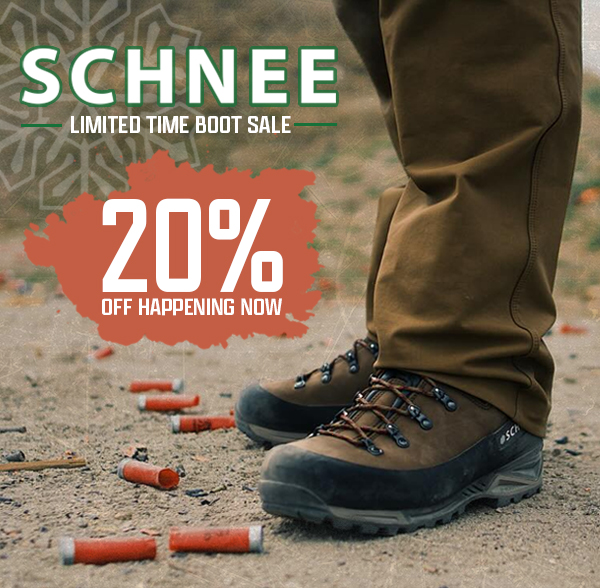 Take 20% OFF ALL Schnee Boots!
Now Through July 14th!
Schnee Boots are renowned for their rugged durability, premium craftsmanship, and superior warmth in extreme conditions. 
Shop: eurooptic.com/view-all-schne…