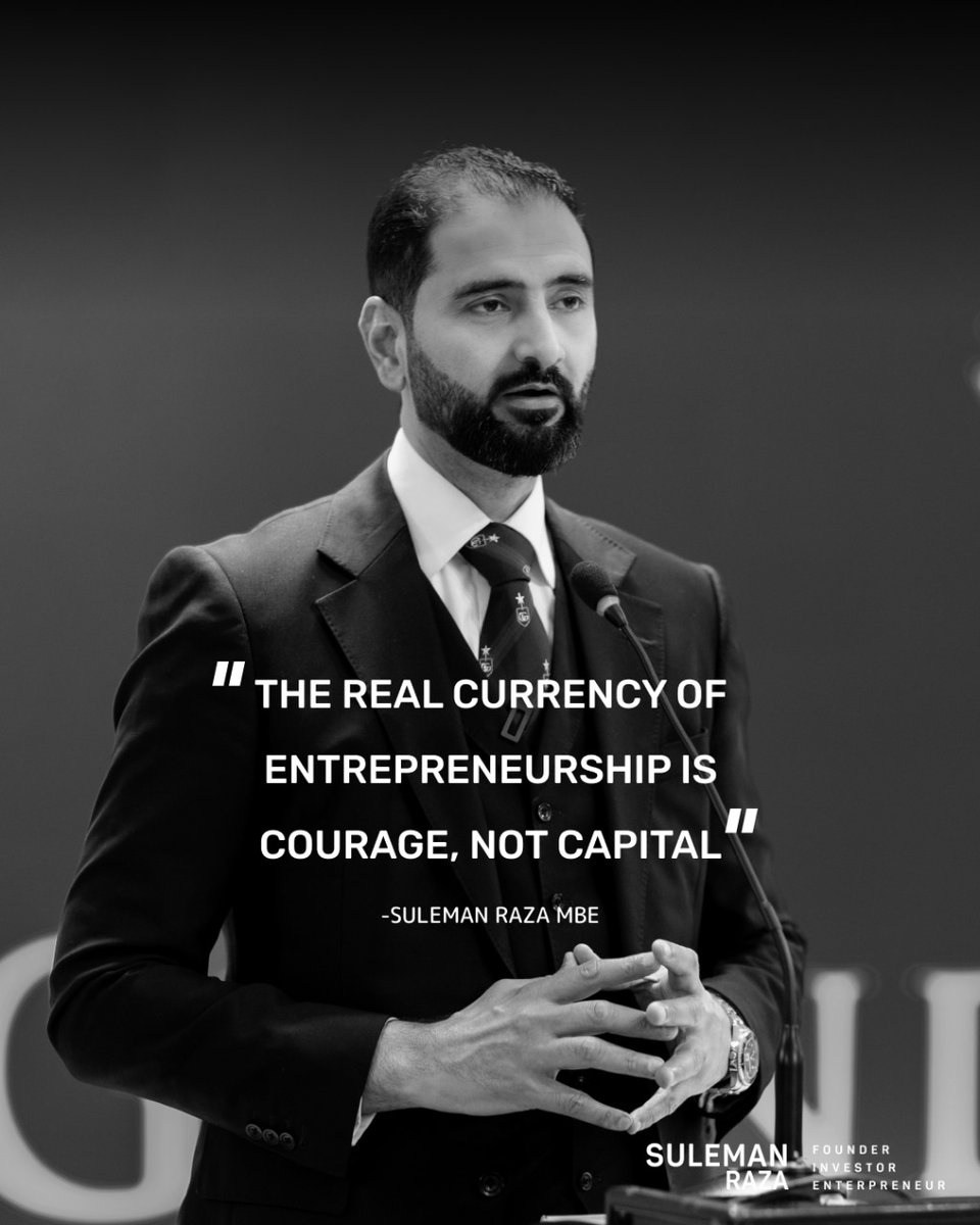 The real currency of entrepreneurship isn’t capital.
It’s courage.

I’ve seen plenty of people with money and no fire — and I’ve seen others with nothing but guts go on to build something remarkable.

Money follows momentum.
And momentum starts with courage.
Back yourself.