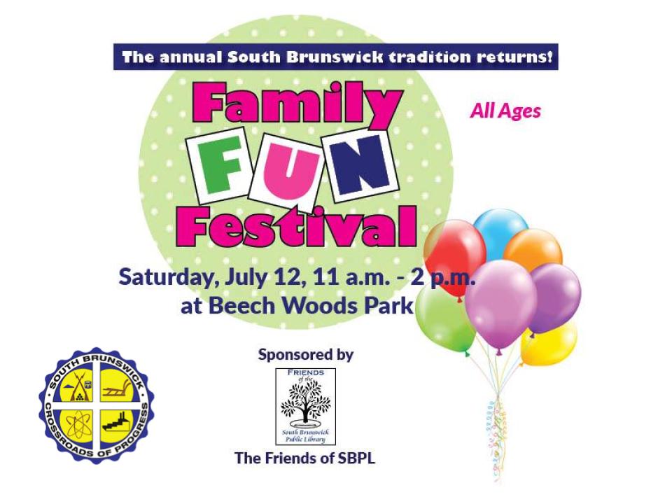 SoBrunswickTwp's tweet image. ๐ The South Brunswick Family FUN Festival is back!
๐ Beech Woods Park
๐
Sat, July 12 | ๐ 11AMโ2PM
๐ Free fun for all ages โ games, activities & more!
sbpl.info
Sponsored by @SBPLibrary Friends ๐
#SouthBrunswick #FamilyFun #SBPL #CommunityEvent
