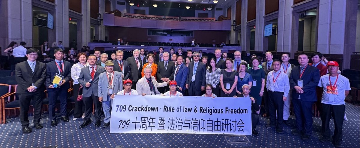 Honored to have Rep. Chris Smith join today’s second panel, powerfully exposing the CCP’s assault on religious freedom and the rule of law. He also noted that former President Bill Clinton’s decision to delink human rights from economic development and trade with China paved the