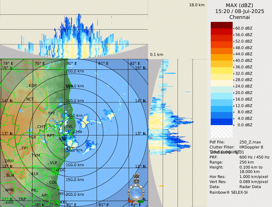 All round storms have covered KTCC. Most parts of city and KTC will get rains from this incoming spell. 

Southern Chennai suburbs got much needed spell. Right from Kancheepuram to Chengalpet to Mahabalipuram