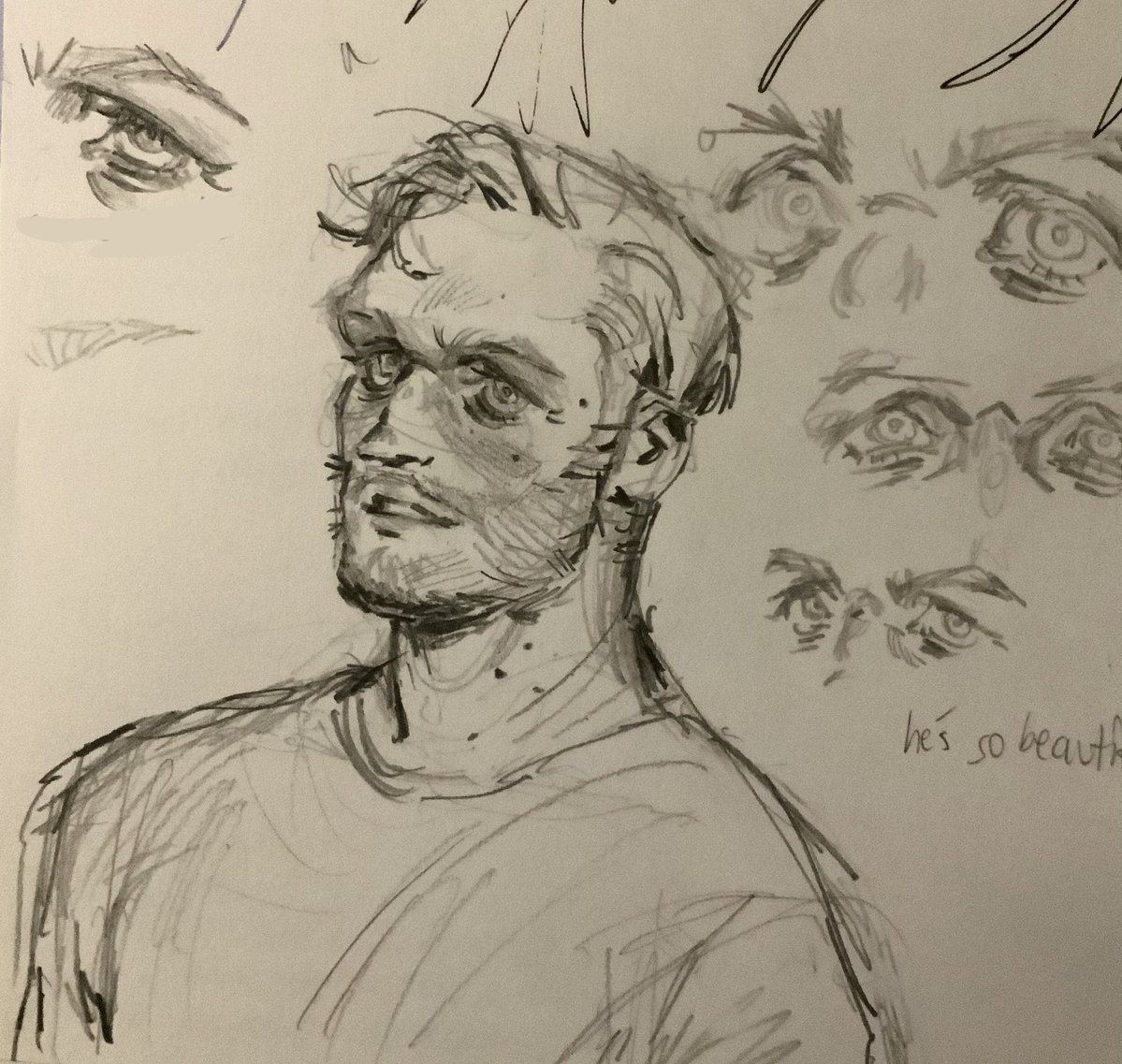 p0nyplanet's tweet image. I love becoming obsessed with a character and slowly learning how to draw their features