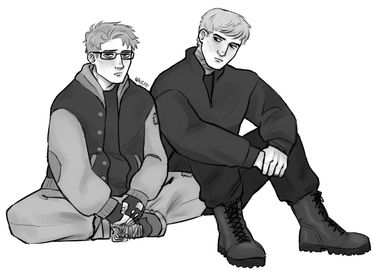 plesen_n's tweet image. alfred and ivan apocalypse au
#aphプラス #aphamerica #aphrussia #hetalia #rusame