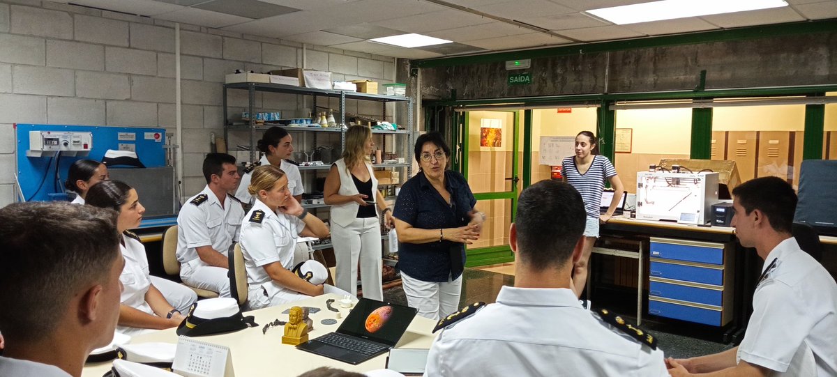 ⚓ O día 1 de xullo tivemos a habitual visita do estudantado de primeiro curso do Grao en Enxeñaría Mecánica do CUD (Centro Universitario da Defensa) de Marín, un centro adscrito á Universidade de Vigo.

#eeiuvigo #venaindustriais #MáisUVigo
