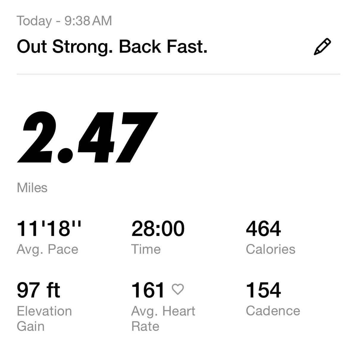 Out strong. Back fast. 🏃🏻 

I failed to beat the heat and humidity this morning and this was the closest I’ve ever been to passing out during a run. At least that run is done 😅