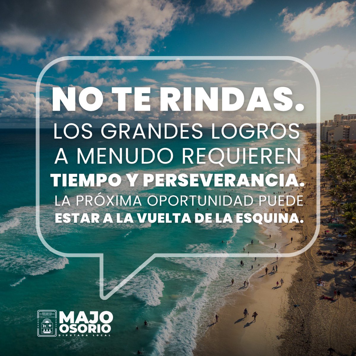 ¡La vida sólo te permite detenerte para respirar, sacudirse y seguir!

#NoTeDetengas💪
