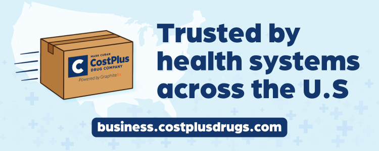 costplusdrugs's tweet image. Most people know the healthcare supply chain is broken. Some already know there’s a solution that’s working!
𝐂𝐨𝐬𝐭 𝐏𝐥𝐮𝐬 𝐌𝐚𝐫𝐤𝐞𝐭𝐩𝐥𝐚𝐜𝐞 is powering a new way for hospitals, clinics, and health systems to source medications.
No contracts. No volume games. No markup…