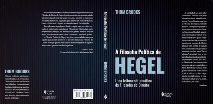 Delighted to see my book HEGEL'S POLITICAL PHILOSOPHY: A SYSTEMATIC READING OF THE PHILOSOPHY OF RIGHT, 2nd ed translated into Portuguese! travessa.pt/Artigo/Detalhe… #Hegel #book