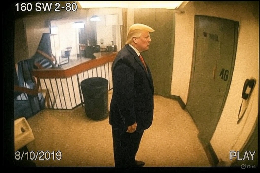 BREAKING: The missing minute from the Epstein security camera footage has allegedly been leaked.