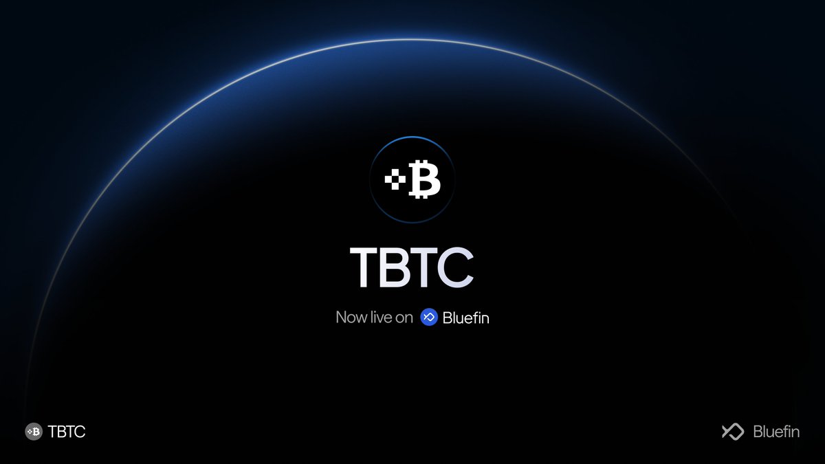 Bluefin (@bluefinapp) on Twitter photo Congratulations to <a href="/TheTNetwork/">Threshold Network ✜</a> on the launch of tBTC on Sui! We are proud to be a launch partner and are excited to work together to grow BTCFi on Sui.
Deposit now: trade.bluefin.io/deposit/0x86a2… Congratulations to <a href="/TheTNetwork/">Threshold Network ✜</a> on the launch of tBTC on Sui! We are proud to be a launch partner and are excited to work together to grow BTCFi on Sui.
Deposit now: trade.bluefin.io/deposit/0x86a2…