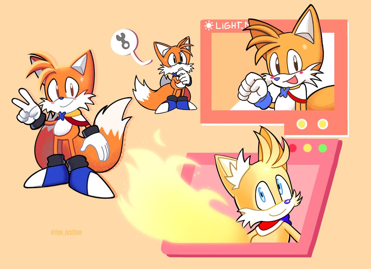 Updates:
- Sonic is now an Antivirus
- Tails is a Firewall
- Tails checks for what's happening in the computer, if he finds something weird, Sonic comes to help
- Sonic's quills shine when he looks for an anomaly
- They have a light and night mode

#SonicTheHedgehog #TailsTheFox